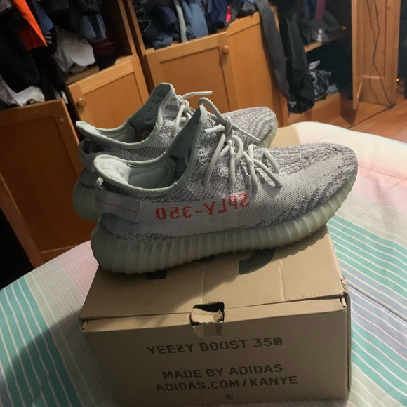 Yeezy Blue Tints size 9 - Picture 7 of 9